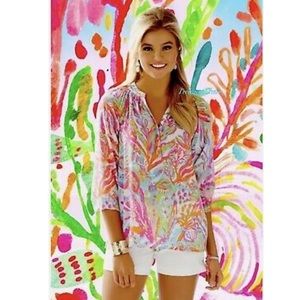 Lilly Pulitzer button up shirt